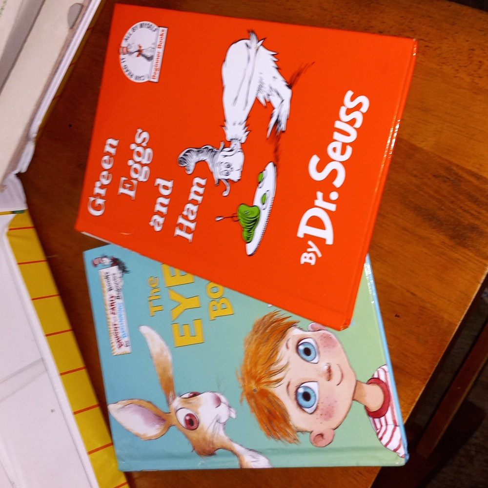 Green Eggs and Ham and The Eye Book by Dr Seuss